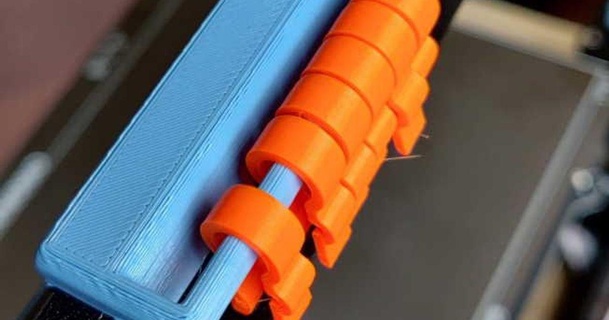 rail stockage rechange filament clips dral Télécharger libre stl modèle imprimablescom 3d modèles imprimantes accessoires 3d print model - Mito3D