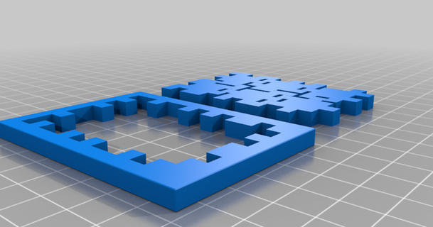 Würfel Puzzle x6 erstellen 6 klein kombinieren 4 Stücke einstellen 1 rmpel download frei stl Modell Printablescom 3d Modelle Spielzeuge Spiele Rätsel 3d print model - Mito3D