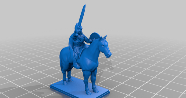 late antiquity - sassanid medium cavalry guy montag download free stl model printablescom 3d models toys & games 20mm 25mm archer cavalryarcher 3d print model - Mito3D