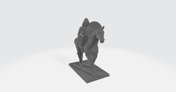 late antiquity - gothic medium cavalry guy montag download free stl model printablescom 3d models toys & games 20mm 25mm barbarian commander 3d print model - Mito3D
