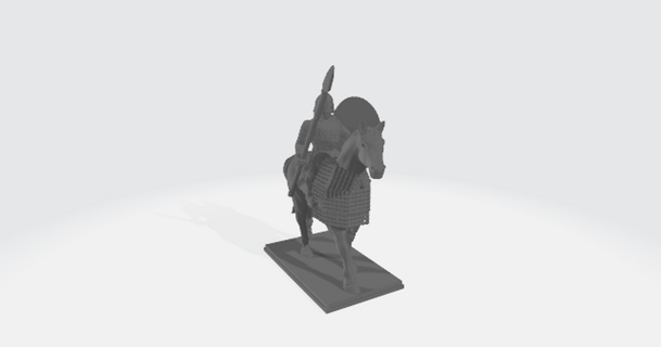 late antiquity - roman heavy cavalry guy montag download free stl model printablescom 3d models toys & games 20mm 25mm commander historical 3d print model - Mito3D