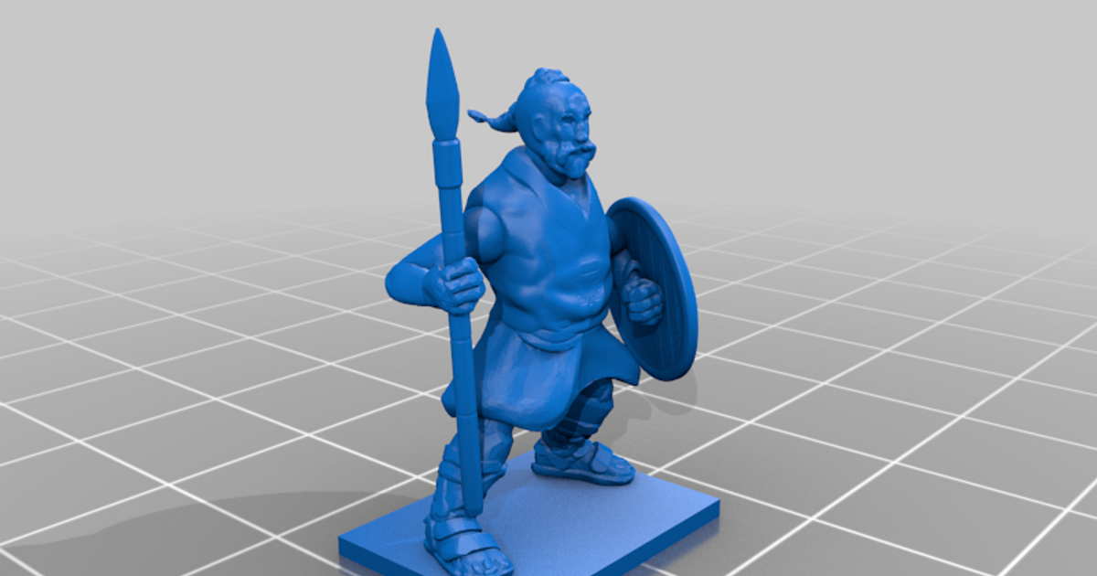 tardi antichità Gotico schermagliatori tipo Lunedi Scarica gratuito stl modello printablescom 3d Modelli giocattoli Giochi 20mm 25mm arciere barbaro comandante 3D print model - Mito3D