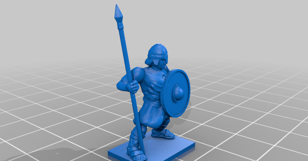 tardi antichità romano medio fanteria tipo Lunedi Scarica gratuito stl modello printablescom 3d Modelli giocattoli Giochi 20mm 25mm storico giavellotto 3d print model - Mito3D