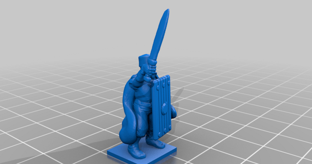 tardi antichità sassanid medio fanteria comando tipo Lunedi Scarica gratuito stl modello printablescom 3d Modelli giocattoli Giochi 20mm 25mm comandante storico 3d print model - Mito3D