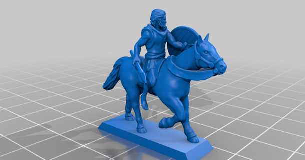 classical antiquity - numidian light cavalry guy montag download free stl model printablescom 3d models toys & games 20mm 25mm carthago historical 3d print model - Mito3D