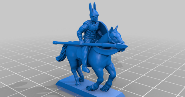 classical antiquity - roman italic medium cavalry guy montag download free stl model printablescom 3d models toys & games 20mm 25mm historical 3d print model - Mito3D