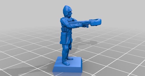 generic medieval crossbowmen guy montag download free stl model printablescom 3d models toys & games 20mm 25mm crossbow historical infantry 3d print model - Mito3D