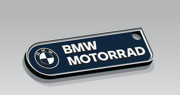 BMW motorrad Schlüsselbund Studenten download frei stl Modell Printablescom 3d Modelle Hobby Macher Automobil Schlüsselanhänger gs 3d print model - Mito3D