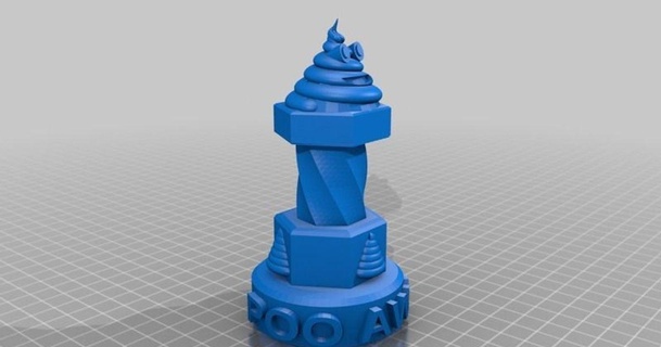 poo vergeben sandig Ringer download frei stl Modell Printablescom 3d Modelle Hobby Macher Ideen letzter Platz Ort Poop 3d print model - Mito3D