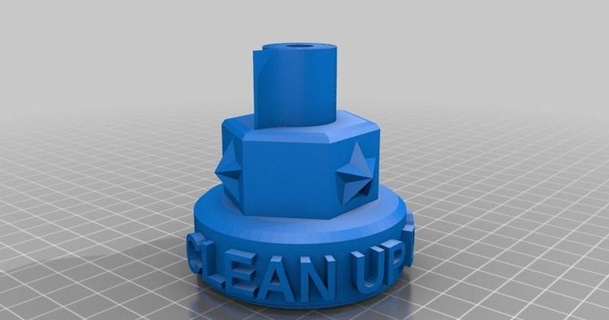 clean-up doody award sandy wrestler download free stl model printablescom 3d models hobby & makers ideas 3d print model - Mito3D