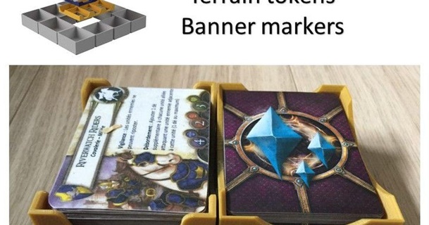 Battlelore Veranstalter Befehl Einsatz Karte Terrain Token Banner Marker Großvater zr7 download frei stl Modell Printablescom 3d Modelle Spielzeuge Spiele Tafel 3d print model - Mito3D