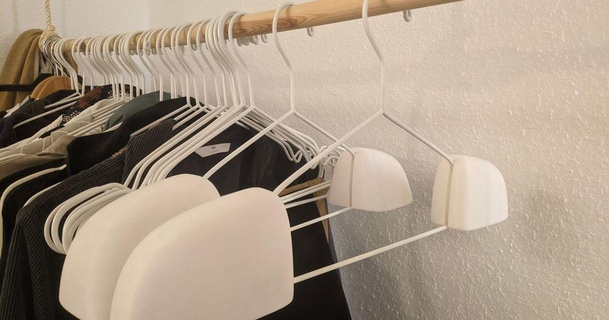 ikea clothes hanger stajlig extension maydayjay download free stl model printablescom 3d models household house equipment clotheshanger functional functionalprint 3d print model - Mito3D