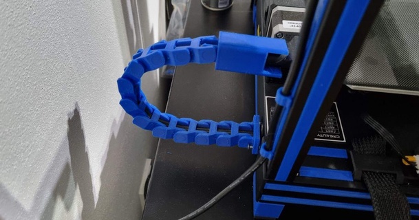 kabelov veden kalda download free stl model printablescom 3d models printers - upgrades cablechain cableguide drzak elektrickevedeni heatedbed 3d print model - Mito3D