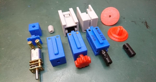 fischertechnik n20 mini power motor juh download free stl model printablescom 3d models toys & games building motorcase printinplace 3d print model - Mito3D