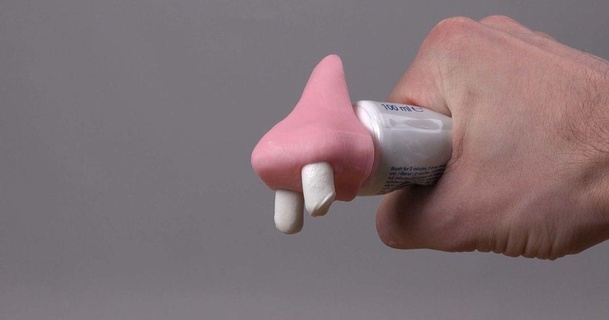 nariz pasta dental gorra tomodesigns descargar gratis stl modelo imprimiblescom 3d modelos casa baño soporte cepillo dientes 3d print model - Mito3D