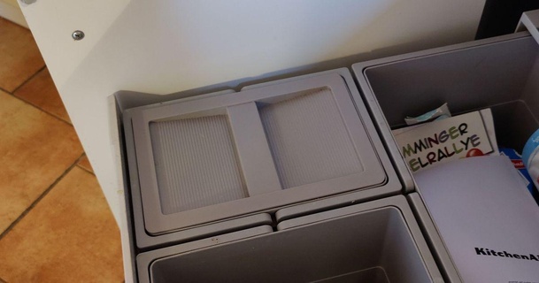 hailo desperdício bin tampa 3dpr baixar livre stl modelo printablescom 3d modelos casa cozinha Lixo lixeira 3d print model - Mito3D