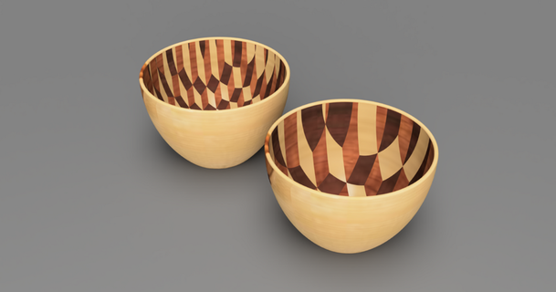 woodturning bowl 06 sleeper wilko download free stl model printablescom 3d models household decor mmu mosaicpalette multicolor autodeskfusion360 3d print model - Mito3D