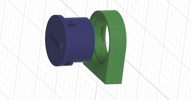 48mm rulo Kulp destek kilitleme mekanizma 3dmaker indir Bedava stl model printablescom 3d modeller hobi yapımcılar organizatörler 3d print model - Mito3D