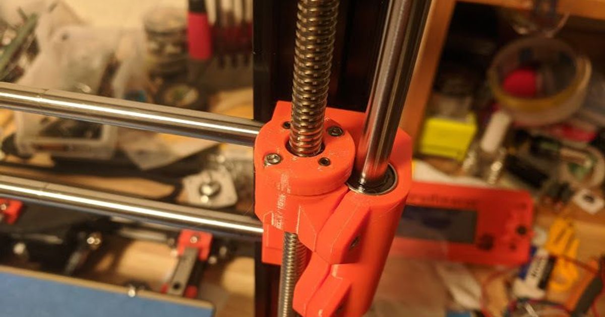 22mm 25mm kurşun vida fındık adaptör yonga indir Bedava stl model printablescom 3d modeller yazıcılar yükseltmeler Prusa prusai3 3D print model - Mito3D