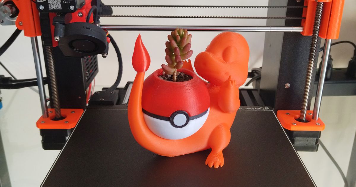 Charmander ekici rayjizza indir Bedava stl model printablescom 3d modeller ev halkı dış mekan Bahçe pokemon 3D print model - Mito3D