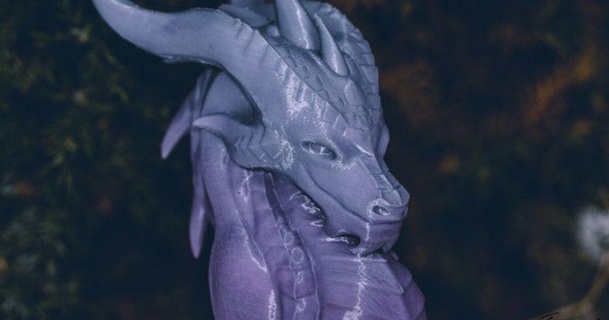 dragon bust onu heino download free stl model printablescom 3d models toys & games action figures & statues bust dragon 3d print model - Mito3D