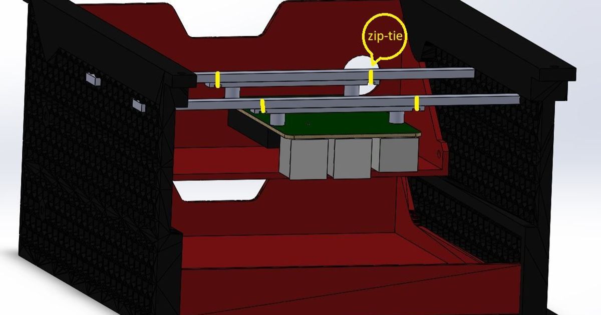 Himbeere pi montieren druckbar Schubladen Dexter download frei stl Modell Printablescom 3d Modelle Drucker Zubehör Halter Unterstützung Ikea fehlbar 3D print model - Mito3D