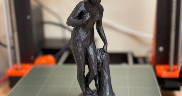 Lowpoly Venus Apfel Doppelh download frei stl Modell Printablescom 3d Modelle Kunst Design Skulpturen 3d print model - Mito3D