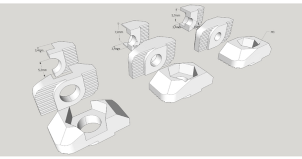 insert tnut 3030 alu profil fx download free stl model printablescom 3d models printers - upgrades 3d print model - Mito3D