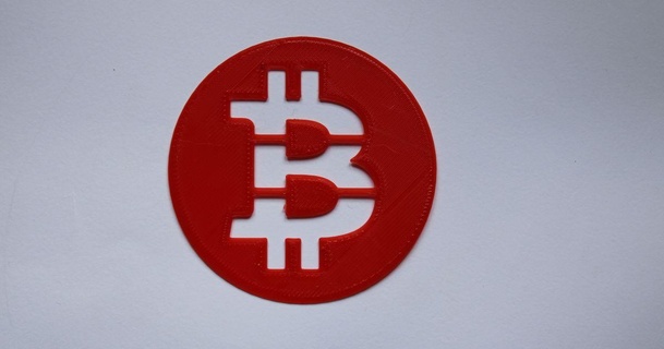 bitcoin stencil arsenico Scarica gratuito stl modello printablescom 3d Modelli arte design 2d piatti loghi 3d print model - Mito3D