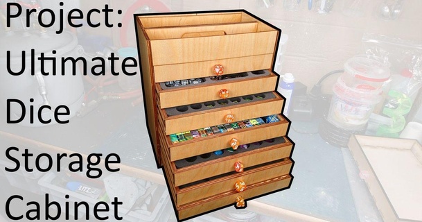 dice storage drawer cabinet wuerfel download free stl model printablescom 3d models toys & games board 3d print model - Mito3D