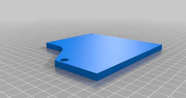 left-side mounting plate creality cr-10s pro tool holder webdad download free stl model printablescom 3d models printers accessories 3d print model - Mito3D