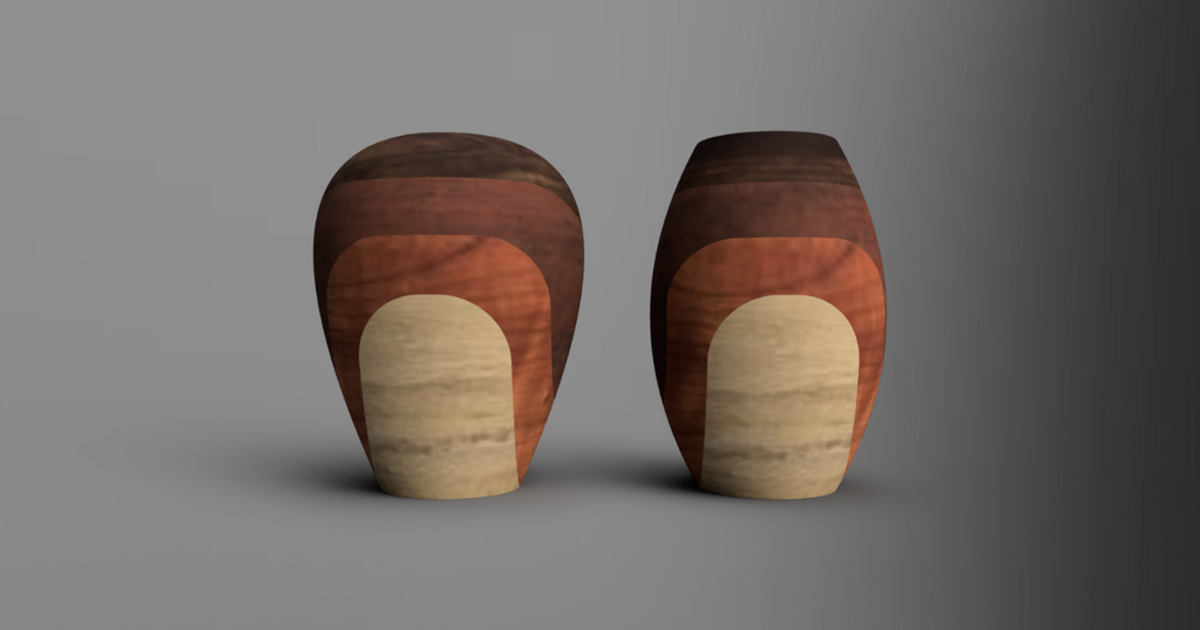 woodturning vase 06 wilko download free stl model printablescom 3d models household decor 3D print model - Mito3D