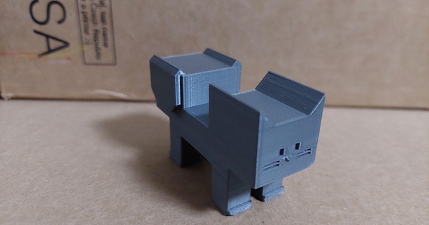 cali catdog miner download free stl model printablescom 3d models printers test 3d print model - Mito3D
