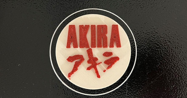 Akira aimant badge Luther Télécharger libre stl modèle imprimablescom 3d modèles art conception 2d assiettes logos 3d print model - Mito3D
