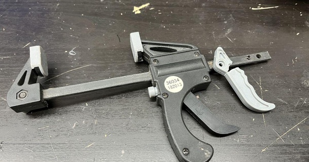 4 mini ratcheting bar clamp - trigger dillon nichols download free stl model printablescom 3d models hobby & makers tools 3d print model - Mito3D
