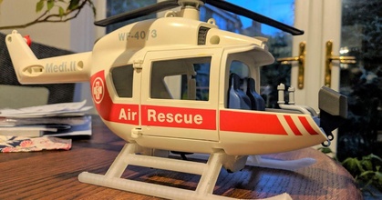 playmobil air rescue replacement skids milks download free stl model printablescom 3d models toys & games vehicles helicopter toy 3d print model - Mito3D