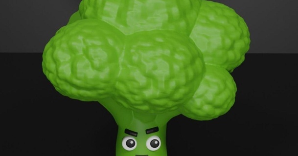 cartoon broccoli idee 3d alex torres download free stl model printablescom models toys & games action figures statues 3d print model - Mito3D