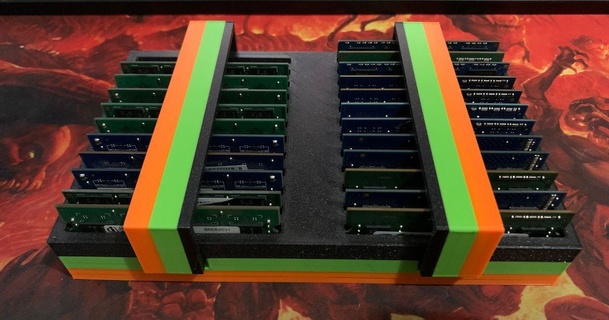 sodimm RAM caja soporte arrendajo descargar gratis stl modelo imprimiblescom 3d modelos artilugio ordenadores 3d print model - Mito3D