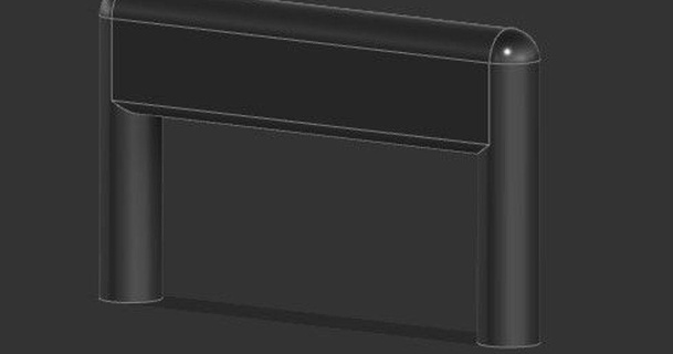 guidão quadrado arredondado darkprinc baixar livre stl modelo printablescom 3d modelos casa vivo 3d print model - Mito3D