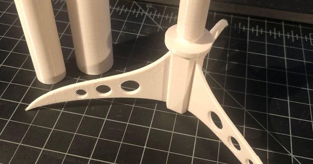 model rocket stand collinsb download free stl printablescom 3d models hobby & makers ideas 3d print model - Mito3D
