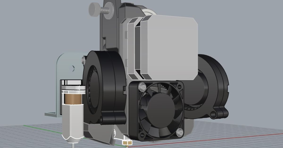 k3d cabezal impresión ender 3 Águila cr 10 + bltouch zavadnoy descargar gratis stl modelo imprimiblescom 3d modelos impresoras actualizaciones 3D print model - Mito3D