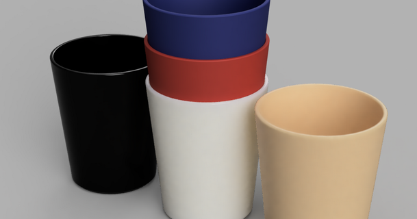 plastic picnic cup fdesigns download free stl model printablescom 3d models household kitchen 3d print model - Mito3D