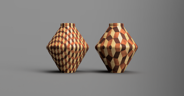 woodturning vase 08 wilko download free stl model printablescom 3d models household decor 3d print model - Mito3D