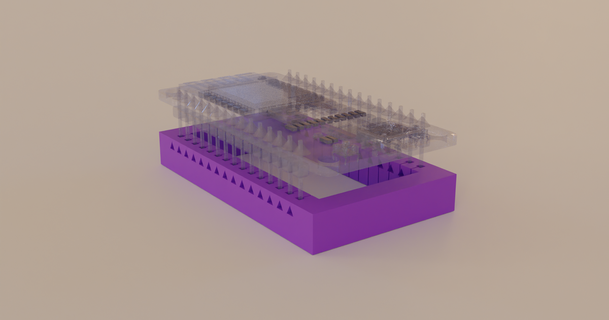 parametric breakout board sockets esp8266 nodemcu arduino nano jefficus download free stl model printablescom 3d models hobby & makers electronics 3d print model - Mito3D