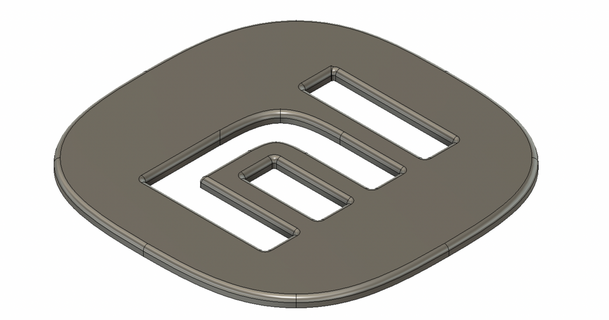 xiaomi logo Kos indir Bedava stl model printablescom 3d modeller Sanat tasarım 2d tabaklar logolar 3d print model - Mito3D
