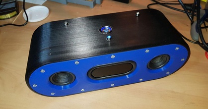 Bluetooth orateur arabe Télécharger libre stl modèle imprimablescom 3d modèles gadgets l'audio musique amusement batterie rechargeble 3d print model - Mito3D