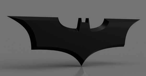 tdk batarang superherodiy download free stl model printablescom 3d models costumes & accessories cosplay general 3d print model - Mito3D