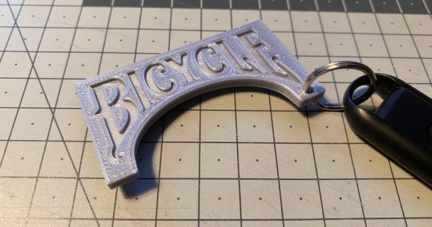 keychain bicycle paterne download free stl model printablescom 3d models art & design 2d plates logos 3d print model - Mito3D