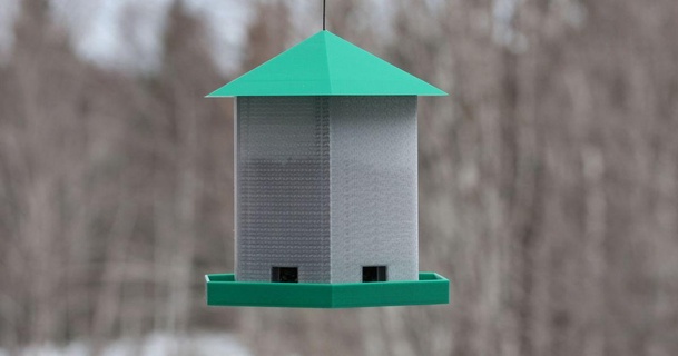 large bird feeder grande mangeoire pincoyo download free stl model printablescom 3d models household outdoor & garden 3d print model - Mito3D