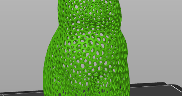 Voronoi kedi heykel nanotech76 indir Bedava stl model printablescom 3d modeller Sanat tasarım heykeller 3d print model - Mito3D